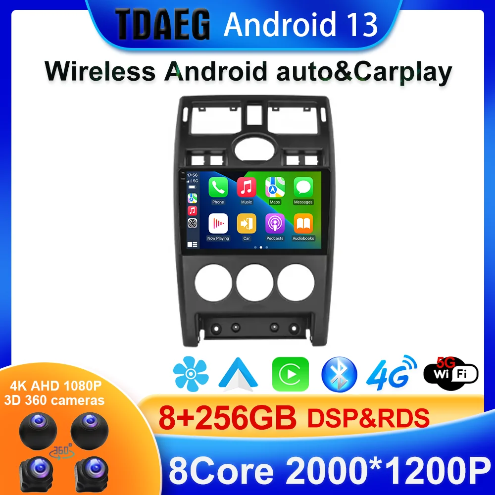 

9'' Android 13 Car Radio For Lada Priora 2007-2014 Russia Version Stereo 2 Din CarPlay Android Auto GPS WiFi FM Auto Part