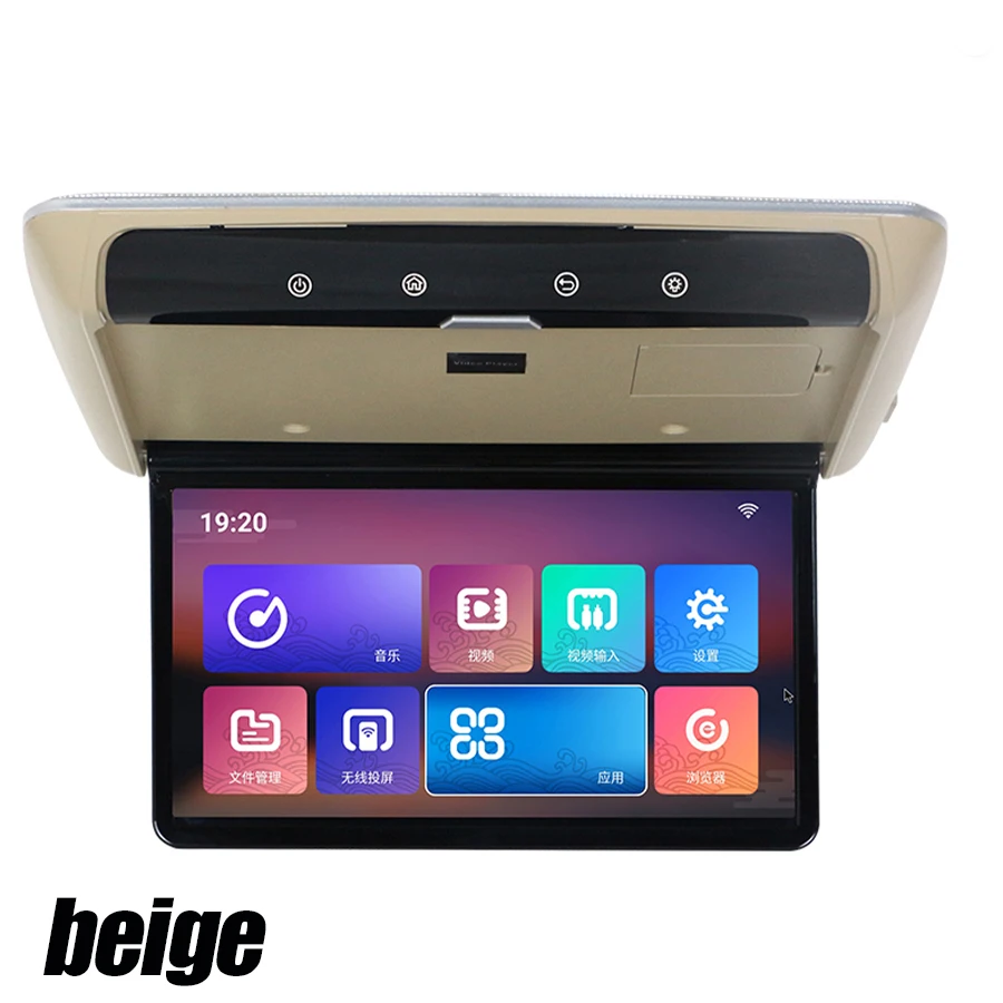 15.6 ''ل هونغ تشى HQ 9 MP5 شاشة السقف الوسائط المتعددة مشغل فيديو العالمي سقف مراقبة السيارة مع HDMI المدخلات WIFI #2