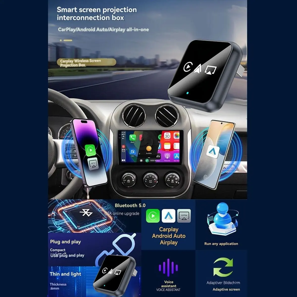 Smart Ai Carplay Wi…