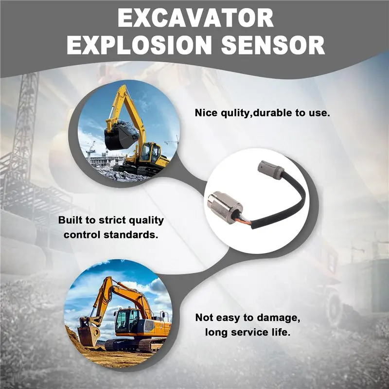 Excavator Knock Sensor5748680 574-8680 For Excavator HD10 Series Loaders Connector Machinery Explosion Sensor-A99D