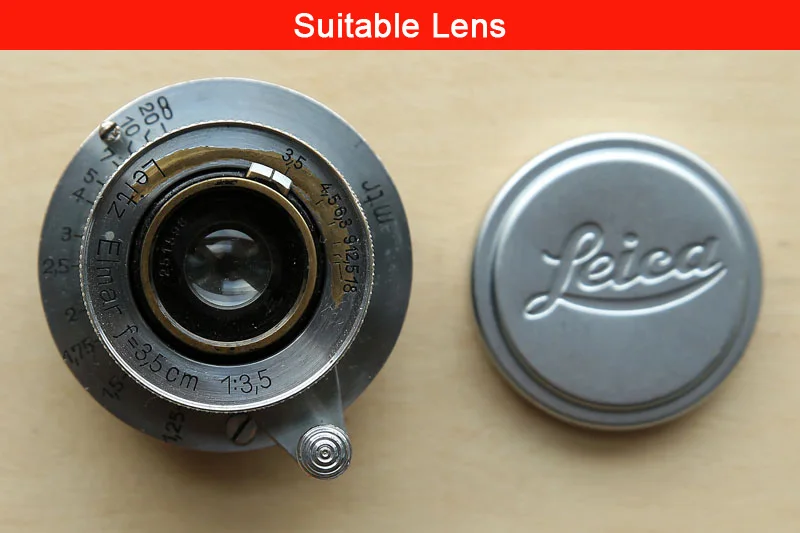 New Metal Lens Hood for Leica Leitz M39 Elmar 3.5cm 35mm f/3.5 1:3.5 Lens