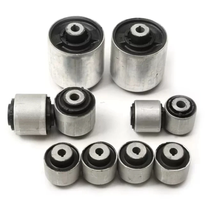 10X Front Suspension Control Arm Bushing Kit For  A8 Q7 Q8 VW Touareg 4M0407183A 4M0407181 4M0407182A 4M0407515A