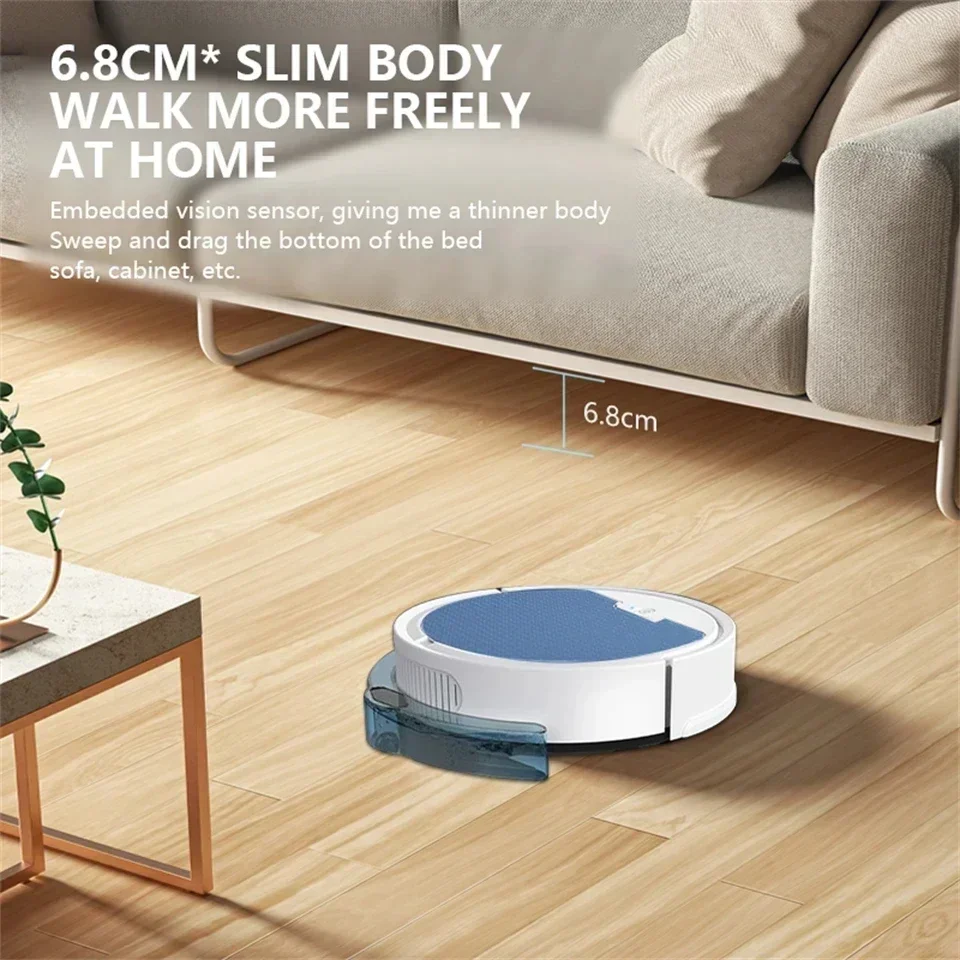 For 2024 NEW Vacuum Cleaner APP Remote Automatic Control Sweeping Robot With Water Tank Sweep and Wet Mopping Vacuum Cleaning