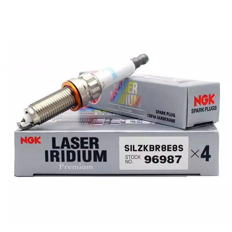 4Pcs NGK Spark Plug SILZKBR8E8S 96987 for BMW F20 F21 F22 F23 F30 F31 F32 F34 F36 F10 F11 F01 F02 F03 F04 E84 E90 X1 X3 X4 X6 Z4