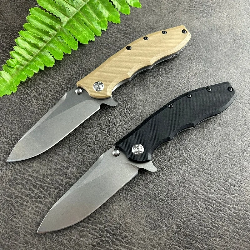 

0562 Folding Pocket Knife G10 Handle Camping Portable Outdoor Durable Survival Multifunctional Hunting Self-defense EDC Knives