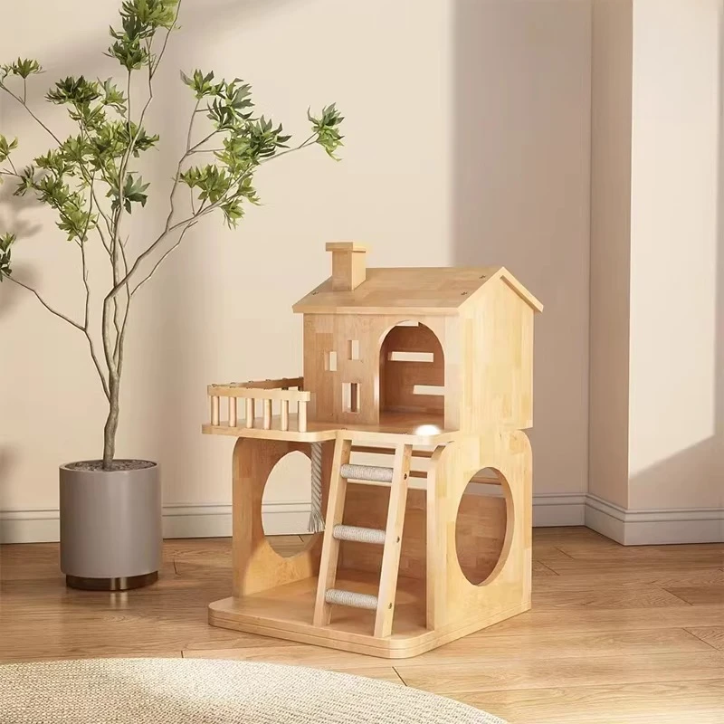 

Tree Post Large Cat Tower Indoor Sandbox Towers House Cat Tower Things Accessories Supplies Rascador De Gatos Things For Cats