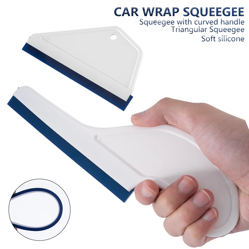 

Car Silicone Squeegee Window Tint Tool Windshield Cleaning Water Remover Scraper Glass Film Smoothing Bubble Free Water Blade