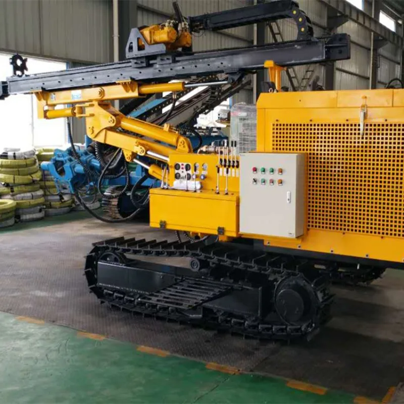 Integrated Down-the-hole Drill Rig Diesel Engine Crawler Mounted Pneumatic Low Pressure Rock Drill Vehicle Equipment