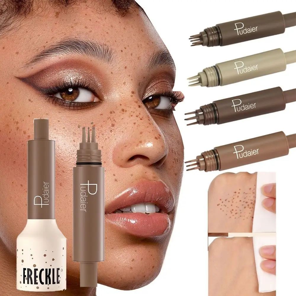 

Waterproof Face Freckles Stamp Pen Natural-Looking Five Point Freckle Spot Moles Pen Quick-Dry Effortless Application
