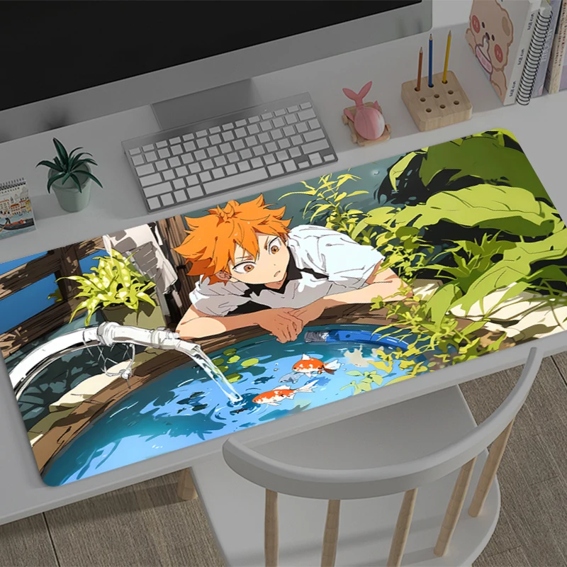 Mousepad Haikyuu Computer Game Mouse Pad Gaming Accessories Large Non-Slip Printing Deskmat Keyboard Pad PC game Anime Mousepad