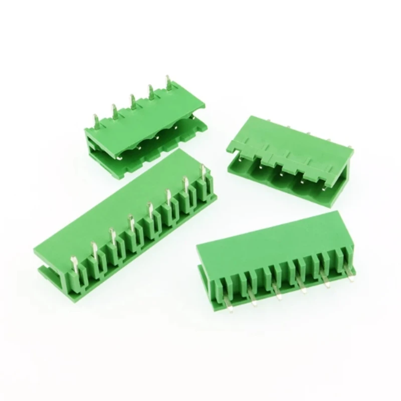 5PCS KF2EDGK 5.08mm Pitch PCB Plug-In Terminal Block Connector 2P 3P 4P 5P 6P 7P 8Pin Straight Pin Curved Pin Connector