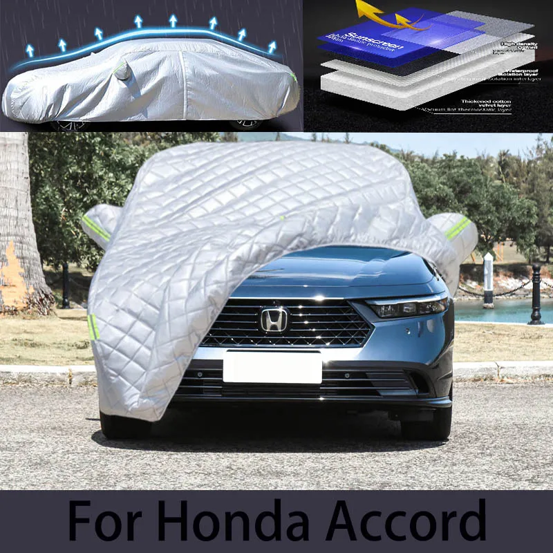 

Чехол для HONDA accord с защитой от града автомобиля, защита от дождя автомобиля, защита от царапин, защита от пилинга краски, автомобильная одежда