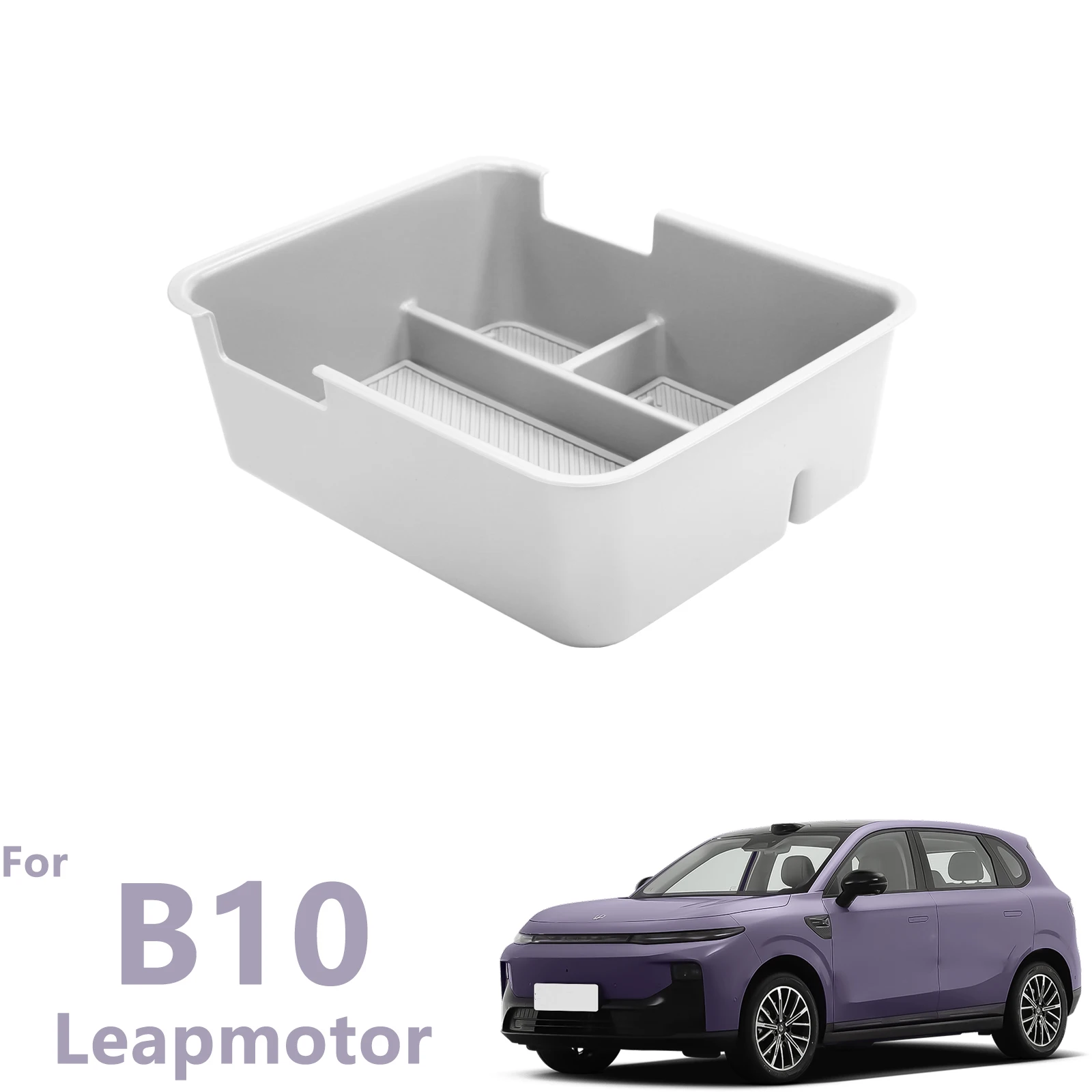 Für Leapmotor B10 Armlehnen-Silikon-Aufbewahrungsbox – Flexibler, schalldichter & leicht zu reinigender Mittelkonsolen-Organizer für B10 Aufbewahrungsbox – Detail 11