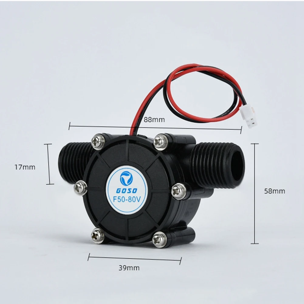 Micro-Hydro Generator 12V 10W DC Water Flow Generator Turbine Generator Hydroelectric Tap Water Flow Hydraulic DIY