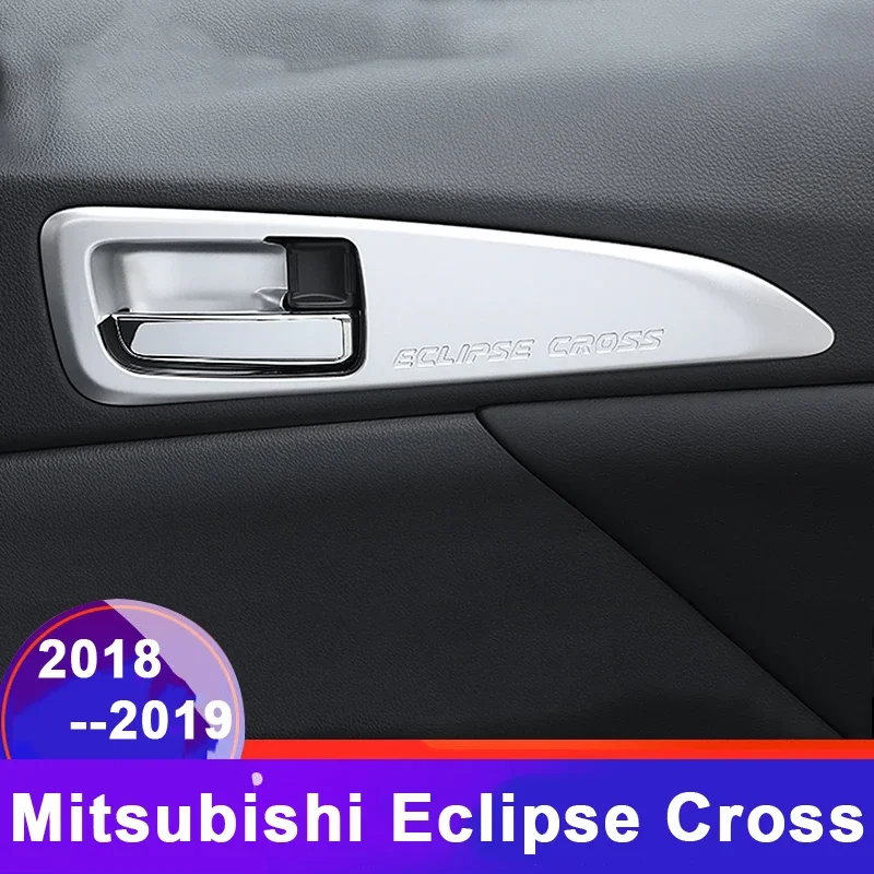 

For Mitsubishi Eclipse Cross 2018-2021 2022 Car Interior Door Handle Bowl Cover Trim Catch Frame Bezel Molding Garnish Surround