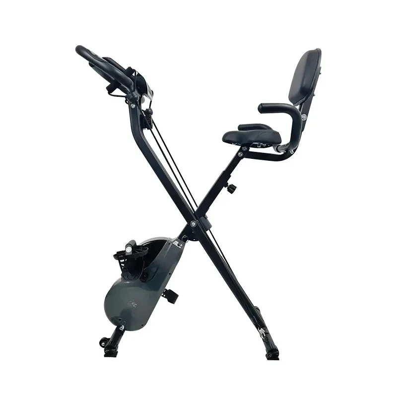 

8 Levels Folding Bicycle Magnetic Resistance Fitness Spin Exercise Bike Home Indoor Gym Equipment Machine Bikes
