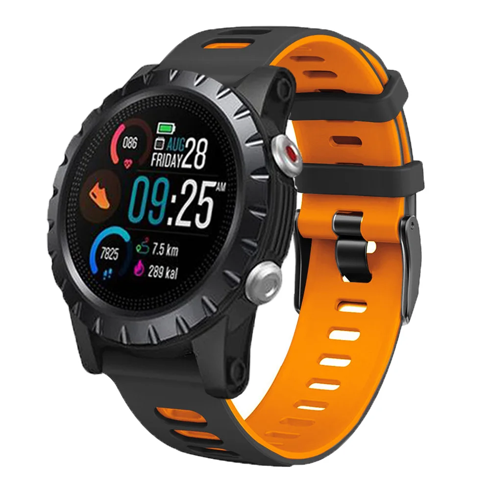 22mm Watch Strap For Zeblaze Stratos 2 Lite Beyond GTR 2 Btalk Silicone Wristband For Zeblaze Vibe 7 Pro Swim GPS Band Bracelet