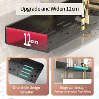 Faucet storage tray, bathroom storage rack, mirror front toilet, washbasin, washbasin, bathroom rack - Image 5