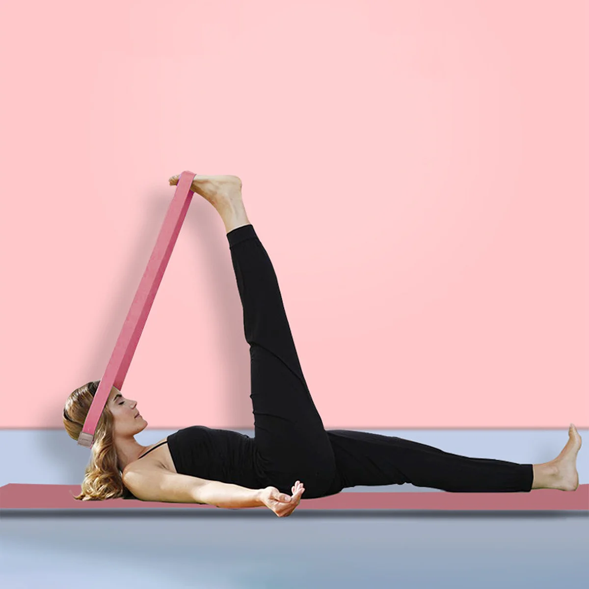 

1Pcs Yoga Stretch Band Durable 3.2m Long for Exercise Fitness Stretching Hip Resistance Band Body Shaping Fitness Exercise Bands