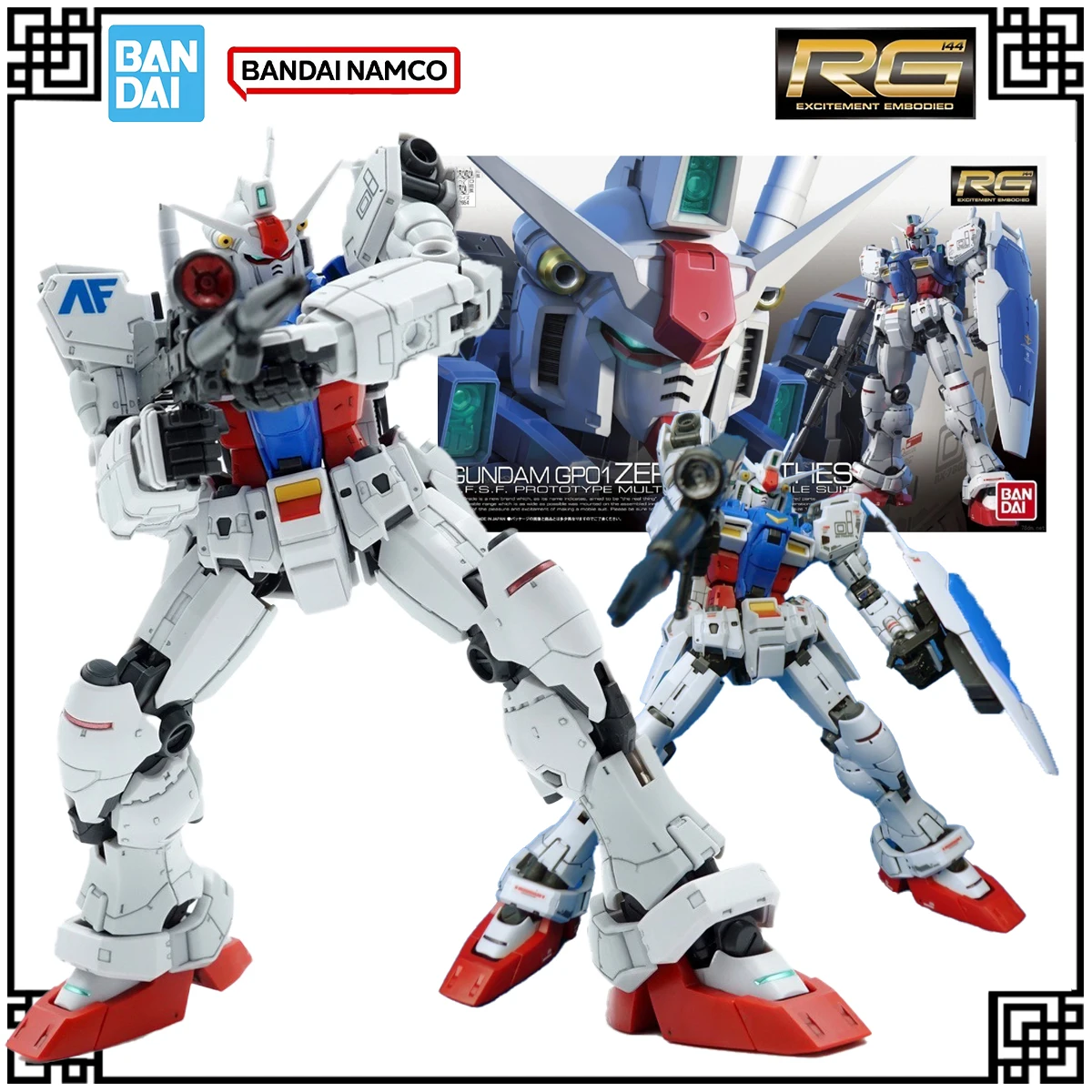 

В наличии, оригинальный комплект модели Bandai Gundam HG 1:144 GUNDAM GPO1 ZEPHYRANTHES, экшн-фигурки, игрушки для детских подарков
