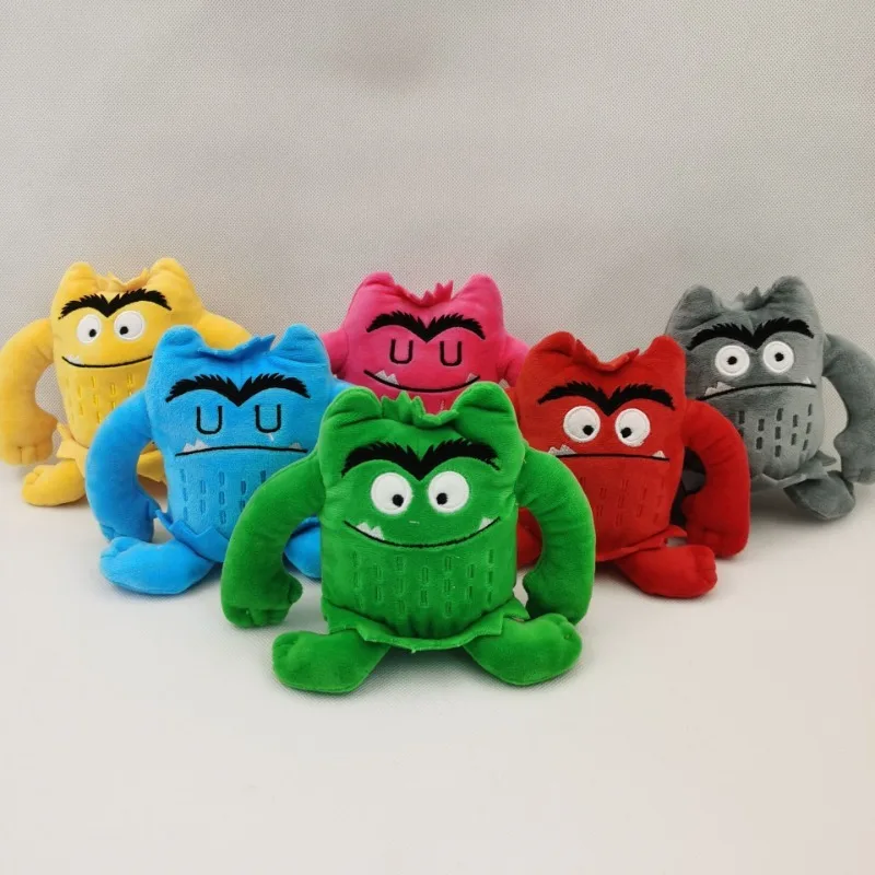 

6 Colors The Color Kawaii The Color Monster Plush Doll Boy Monster Color Emotion Plush Toy Festival Birthday Gift