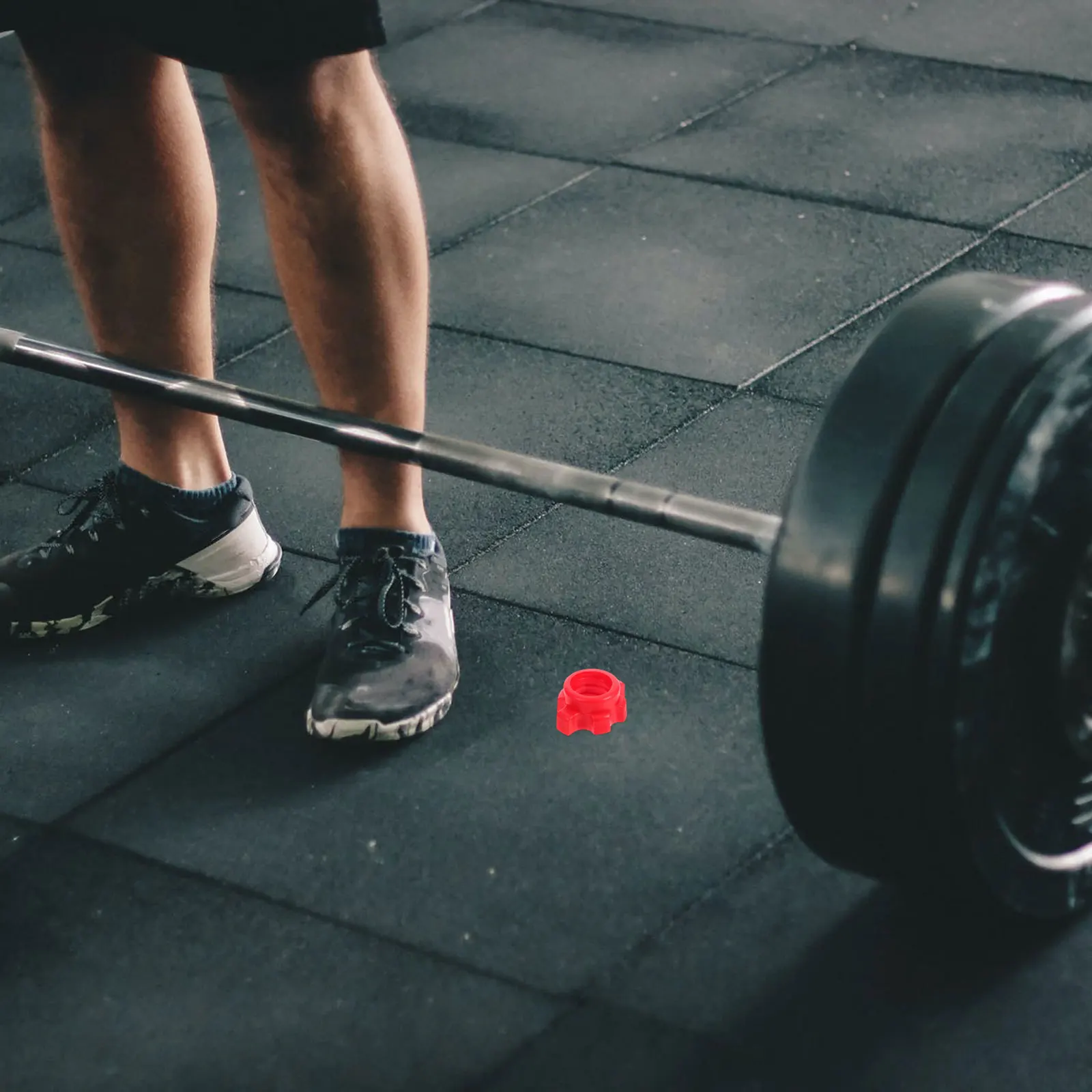 

4 pcs Plastic Fixation Nut For Dumbbell Barbell Locking Screw Fitness Equipment Accessories Spinlock Collar Weight Lifting Clamp