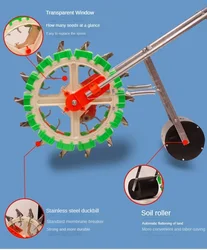 10, 12,14 siewnik ręczny rolniczy siewnik precyzyjny wielofunkcyjny sorgo proso rzodkiewka nasiona prosu małe cząstki
