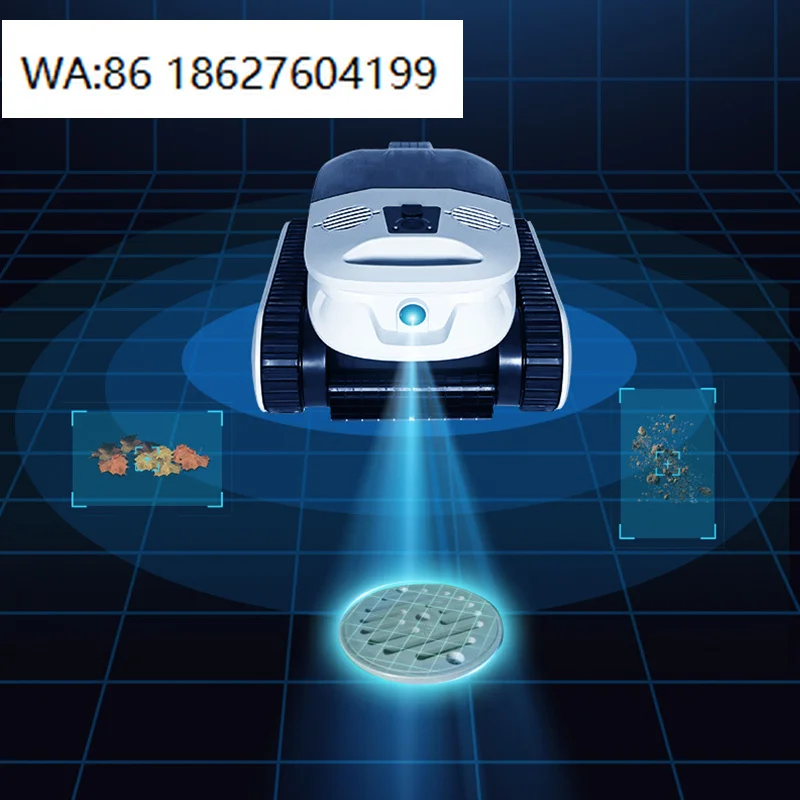 For Pool Vacuum Cleaner NF16 High Quality Portable Pool Cleaning Robot Automatic Pool Vacuum for Above Ground In Ground Pools St
