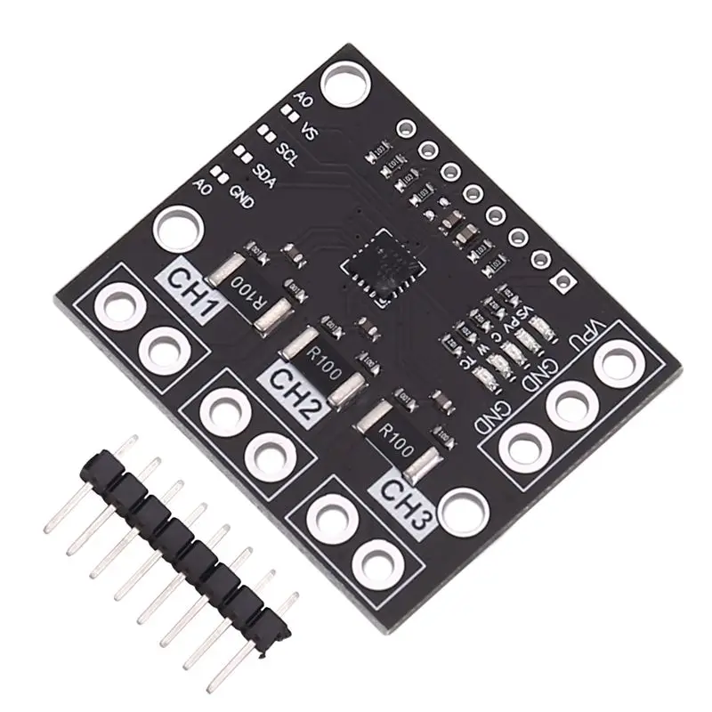 

Superior-I2C SMBUS INA3221 Triple-Channel Shunt Current Power Supply Voltage Monitor Sensor Board Module Replace INA219 With Pin