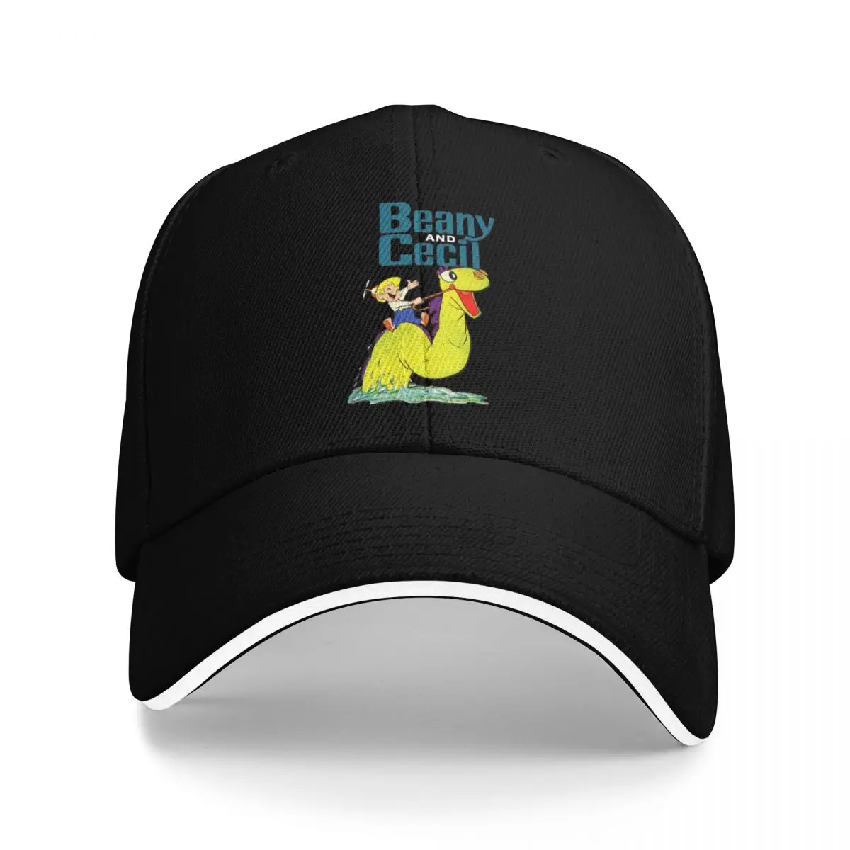 

Vintage Retro Beany and Cecil Childhood Tribute Baseball Cap Icon Trucker Cap Women's Golf Clothing Men's