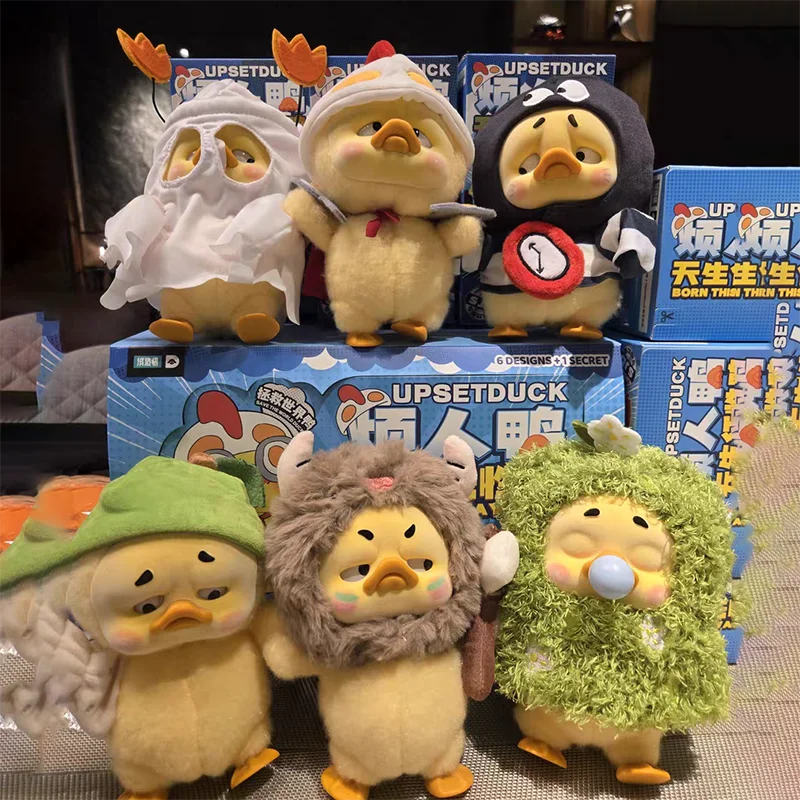 

Original Upsetduck V3 Upset Duck Born This Way Duck Plush Doll Blind Box Toys Mystery Box Cajas Misteriosas Dolls For Girls Toys