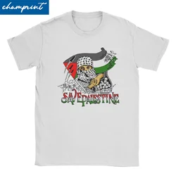 Arab Kufiya Keffiyeh Folk T-Shirts for Men Women Humorous Cotton Tee Shirt Crewneck Short Sleeve T Shirts Printed Tops