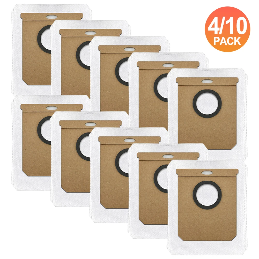 

4/10pcs Dust Bags For Karcher RCV 5Plus Smart Sweeping Mopping Robot Vacuum Cleaner 5-filtration Layers Household Cleaning Tools