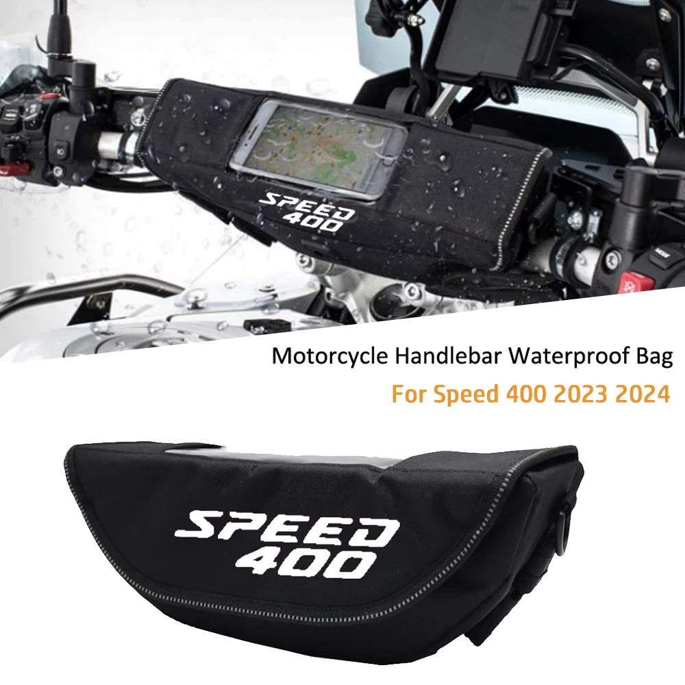 For SPEED400 Speed 400 2024 2023 Motorcycle Accessories Waterproof Bag Storage Handlebar Bag Travel Tool Bag Navigation Bag