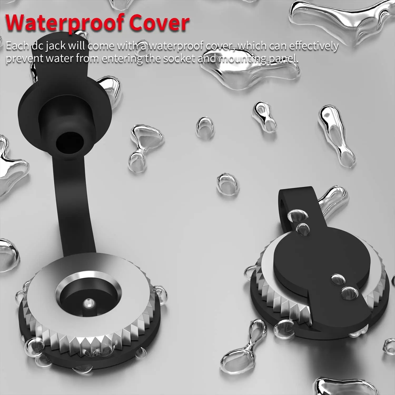 دايربمب-مقبس طاقة سلكي للإناث مسبقًا ، مثبت بلوحة ، مقبس أسطواني ، موصل تيار مستمر للذكور ، غطاء قابس ، x line ، ٦