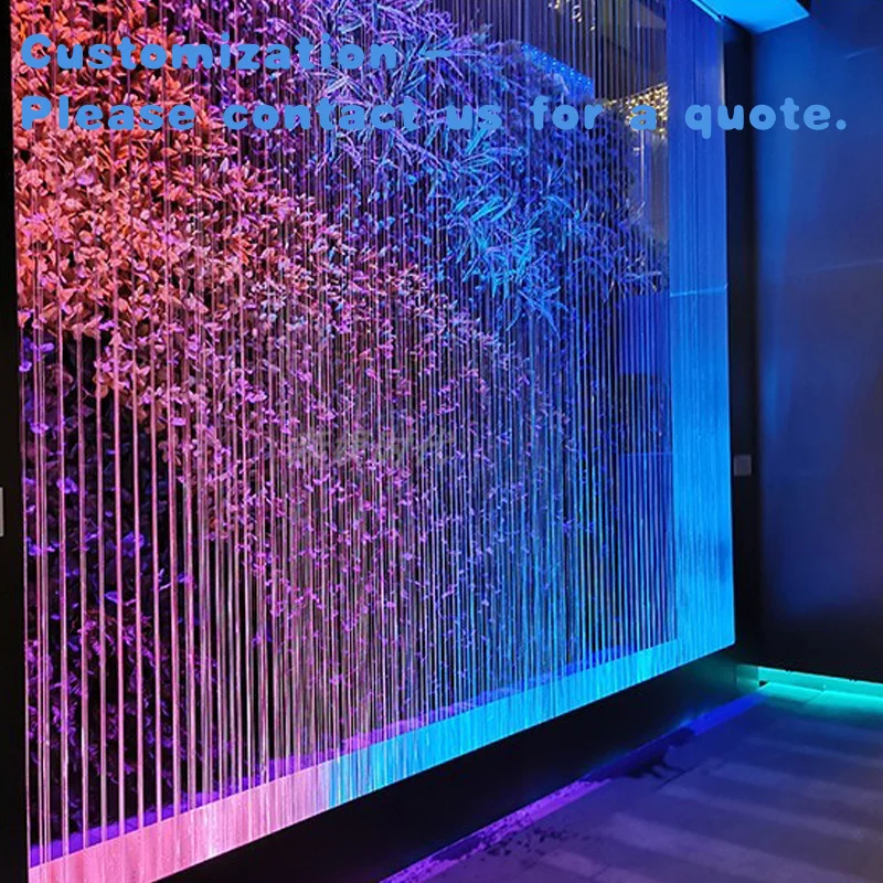 

custom.Feature Decorative Fountain: Artificial Waterfall Fountain with Customizable Sizes, Safe and Durable Features