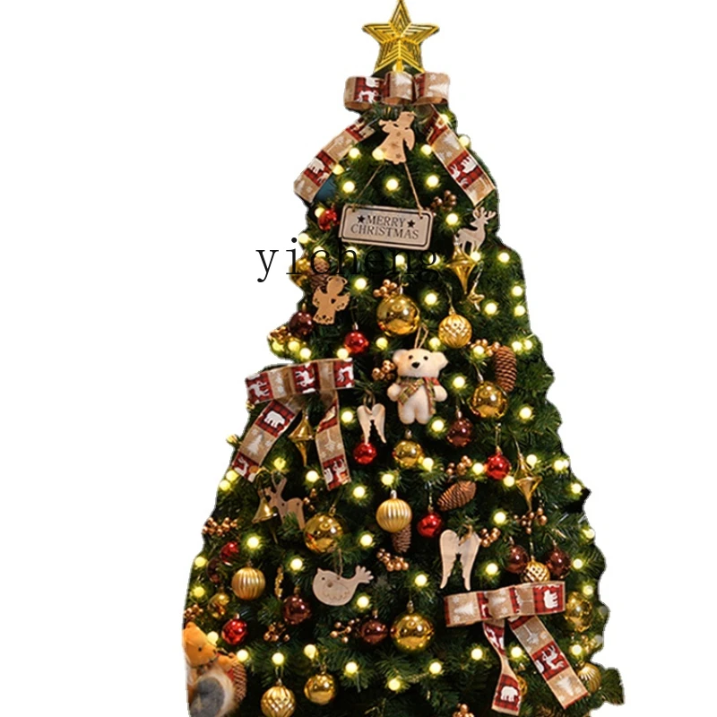 

YY Christmas Tree Home Luminous Size Christmas Decorations DIY Simulation