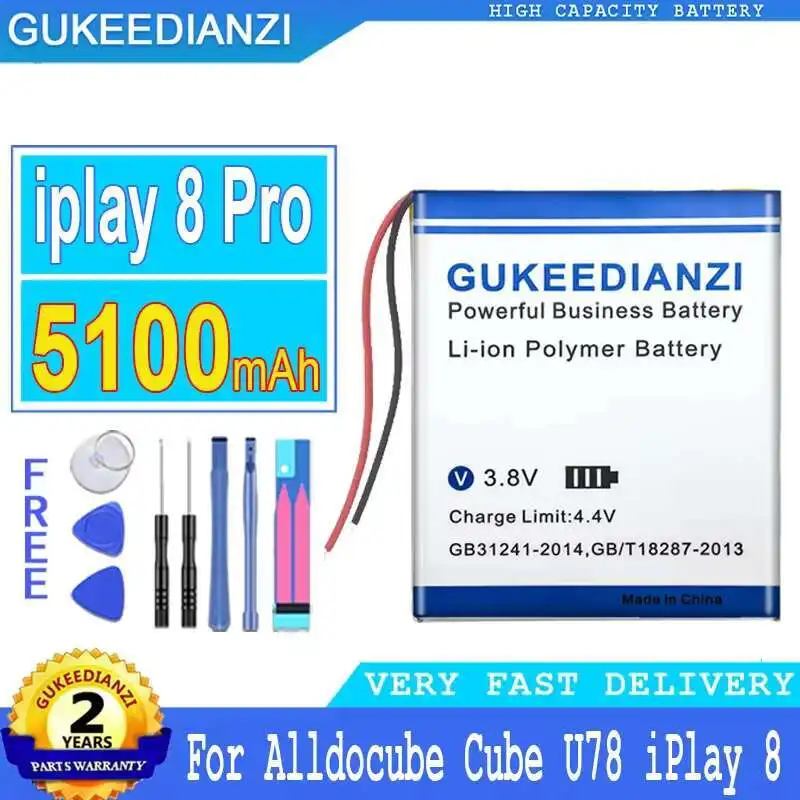 Для Alldocube Cube U78 Iplay 8 Pro Iplay8 планшетный ПК 5100 мАч надежная сменная батарея для ноутбука Для Alldocube Cube U78 Iplay 8 Pro Iplay8 планшетный ПК 5100 мАч надежная сменная батарея для ноутбука
