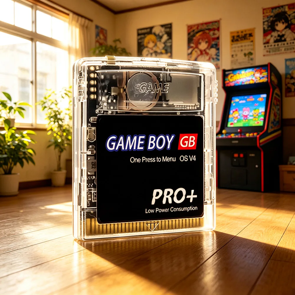 Multi-Game EDGB 2000 in 1 Cartridge OS V4 Built-in 4GB TF Card Support One-Key Reset for Gameboy GB GBC GBA SP Game Consoles