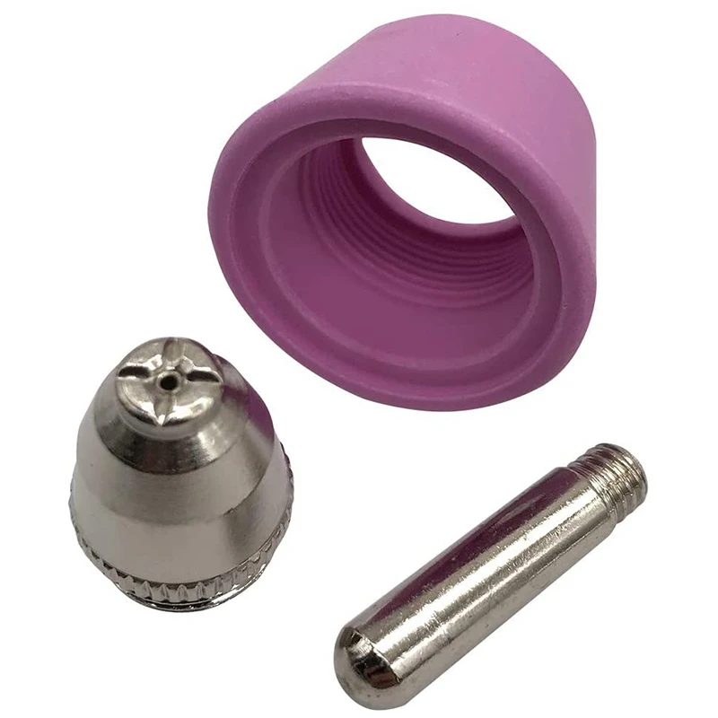 ABRE-40Pcs Plasma Cutter Torch Consumables Electrode Nozzles Cups Kit For AG-60 SG-55 WSD-60 Fit CUT-60 LGK-60 Plasma Cutter