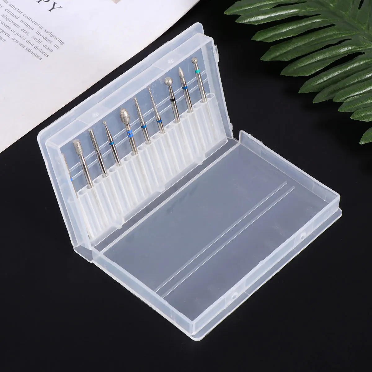 1Set Nail Grinding Head Kit Tungsten Steel Cuticle Clean Drill Set for Natural Artificial Nails Manicure Pedicure DIY Nail Art