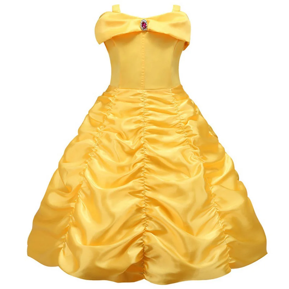 Kids Celebrations Belle Cosplay-Kleid, Mädchen-Prinzessinnenkleid, geeignet für Partys, Bankette und verschiedene soziale Aktivitäten