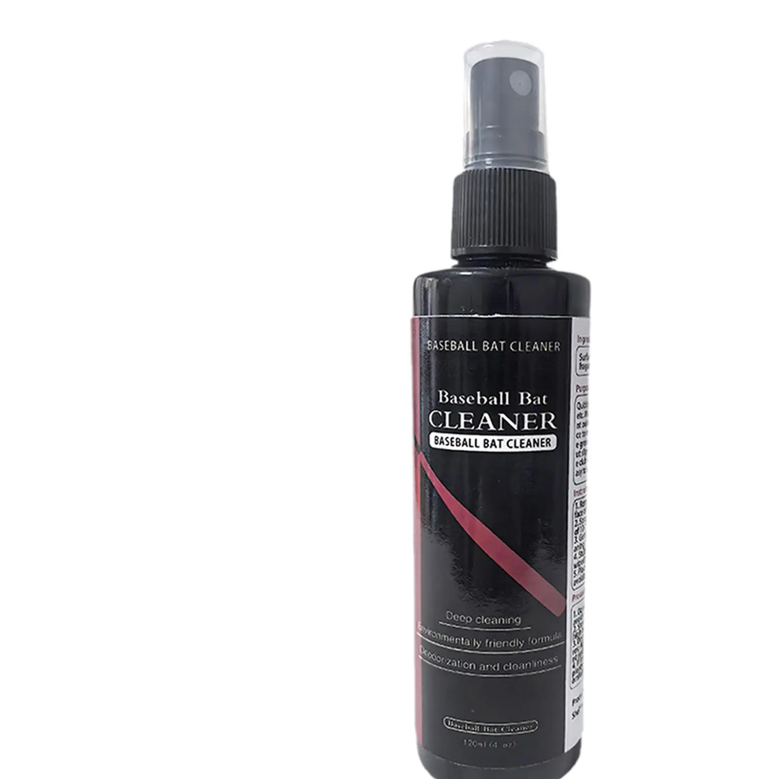 Baseball Bat Cleaner Spray 120ml Fast Acting Dirt Remover for Baseball Protection Kit Outdoor Use