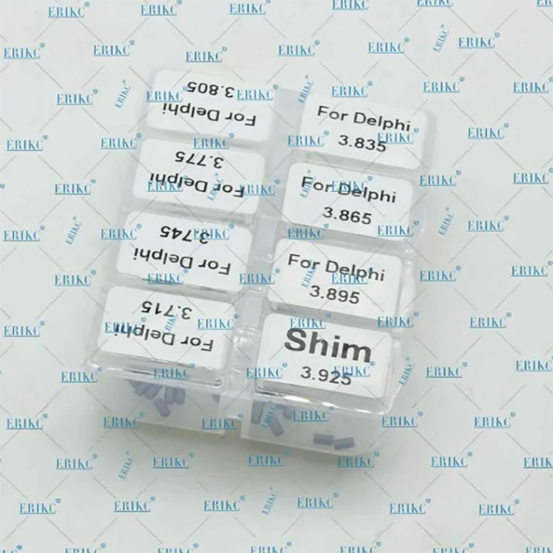 80PCS ERIKC 9308-028K Gaskets Shim Size 3.715-3.925mm Injector Pin Adjust Washer Accuracy Total For Delphi Injector Nozzle