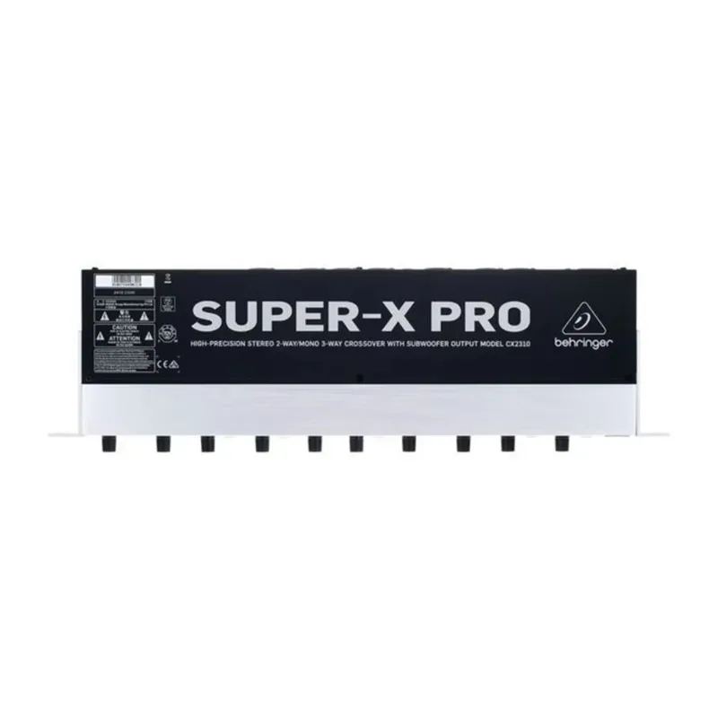 

Behringer CX2310 Super X Pro V2 High-Precision Stereo 2-Way/Mono 3-Way Crossover with Subwoofer Output