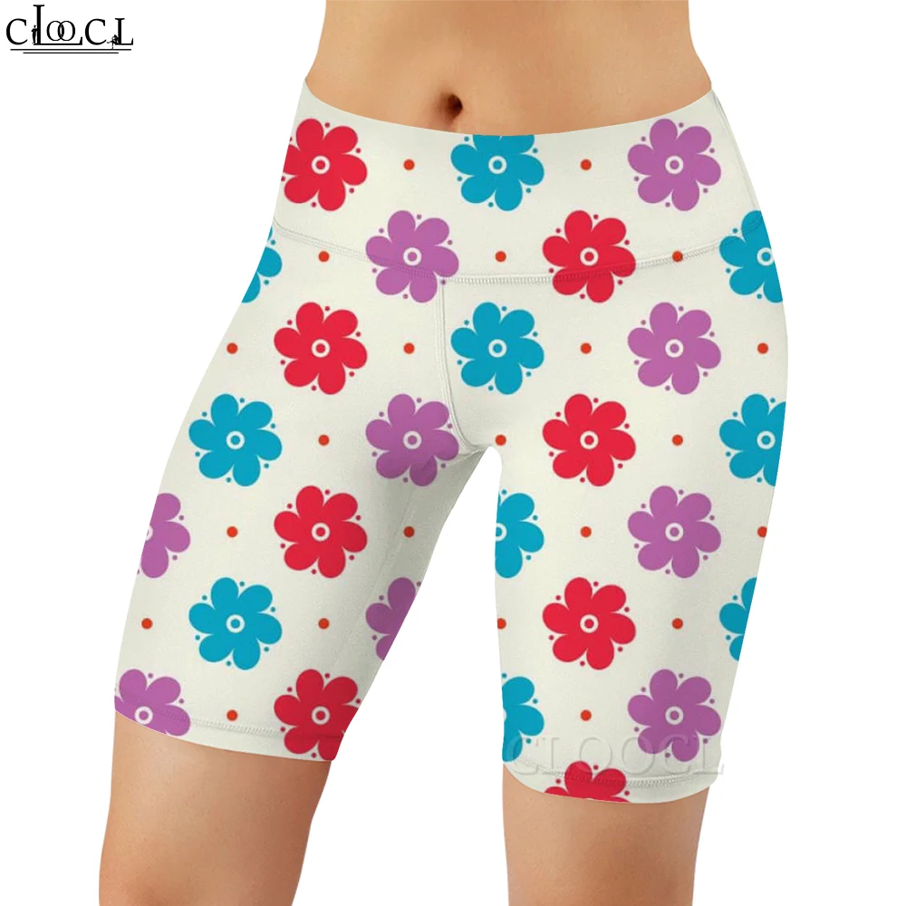 CLOOCL Women Legging Tropical Plants 3D Printed Casual Shorts for Female Gym Workout Sports Push-up Leggings Fashion Sportswear