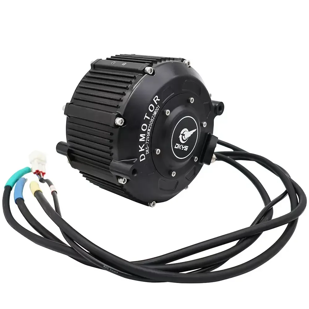 6000W High Torque Direct Drive mid Motor Kit for Electric Motorcycle 165/40H ND72680 Smart Controller with LCD Display