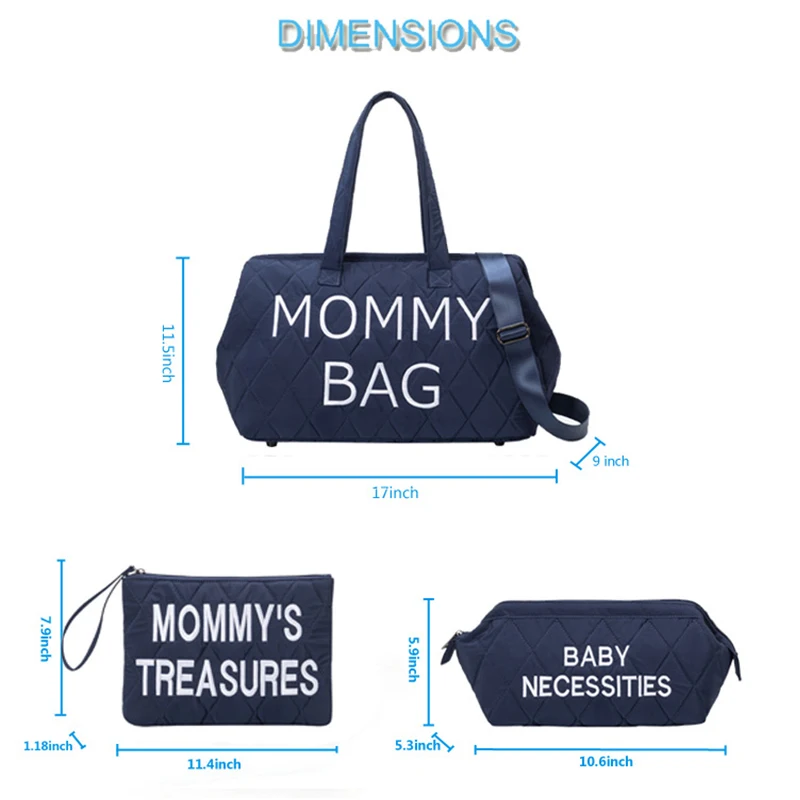 Diaper Bags Mommy Bag 5pcs/set Baby Nappy Bag 10 Types Waterproof Maternity Bag Travel for Baby Bags for Mom