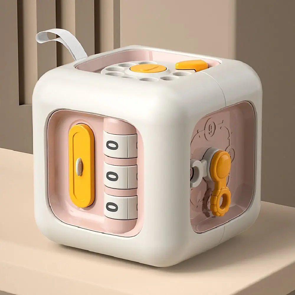 6 في 1 ألعاب تعليمية مونتيسوري محرك رفيع إبداعي متعدد الأغراض مفاتيح درج مكعب مشغول مهارات الممارسة #3