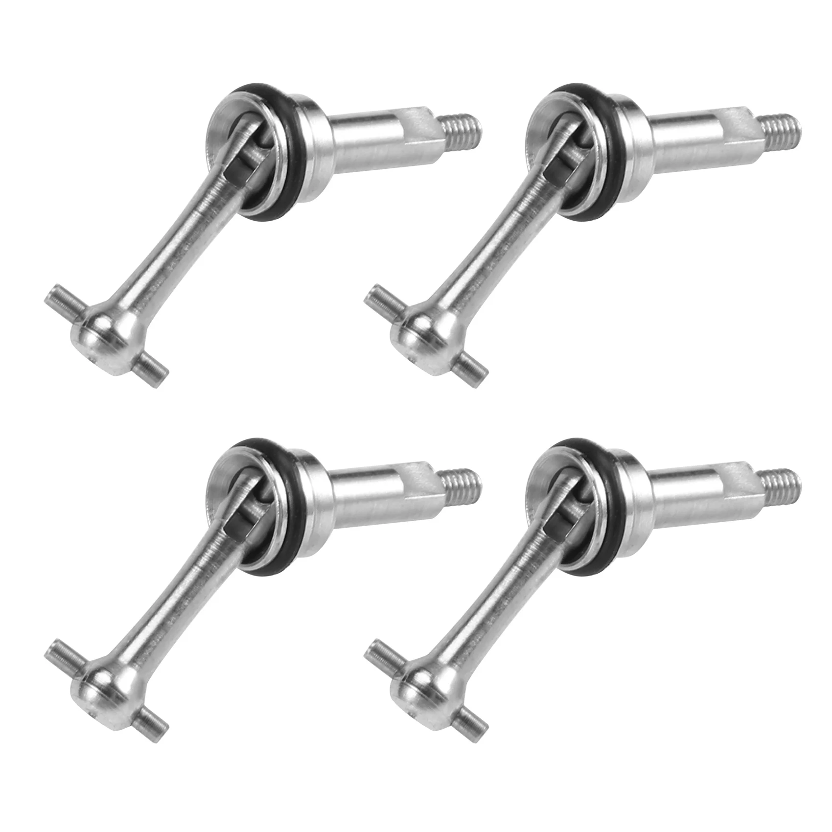 4Pcs 2mm Extended Metal CVD Universal Joint Shaft Transmission for Wltoys K969 K979 K989 P929 1/28 RC Car Upgrade Parts